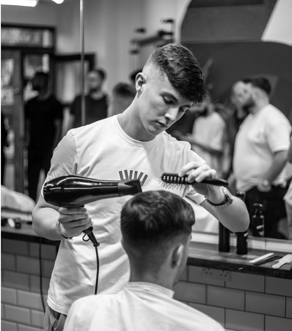 Skin fade haircut example